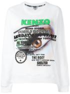 Kenzo Visage Sweatshirt - White
