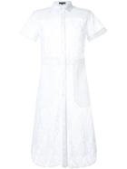 Loveless Lace Shirt Dress - White