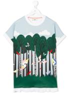 Fendi Kids - Printed T-shirt - Kids - Cotton/spandex/elastane - 10 Yrs, White