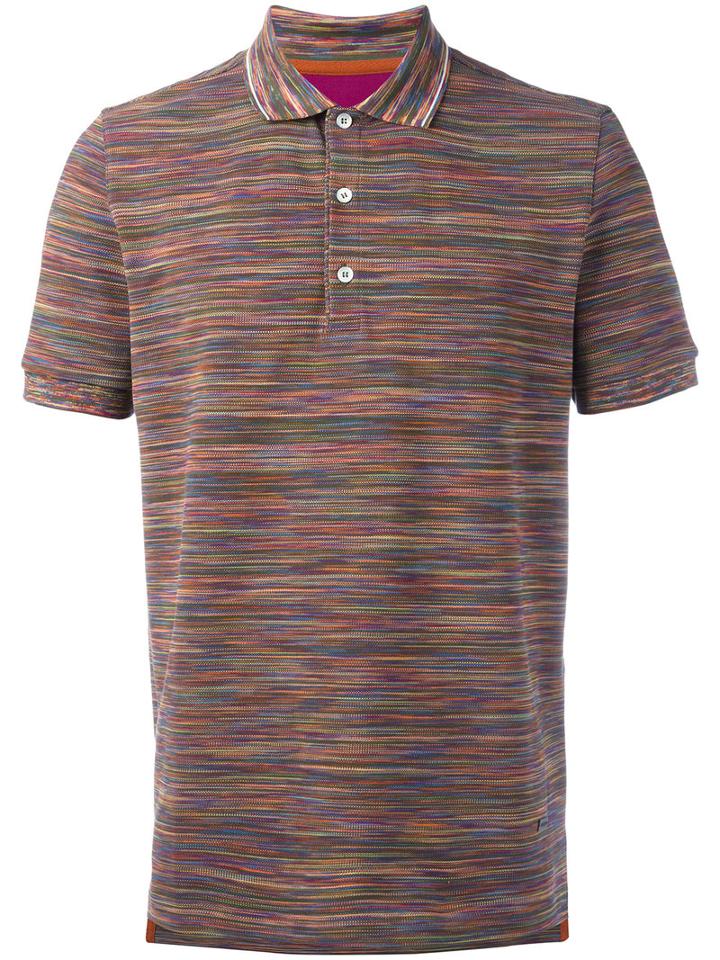 Missoni Classic Polo Shirt, Men's, Size: Large, Cotton