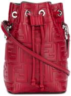 Fendi Mon Tresor Mini Bucket Bag - Red