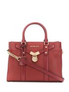 Michael Michael Kors Hamilton Legacy Pebbled Tote Bag - Red