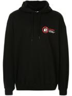 Doublet Logo Drawstring Hoodie - Black