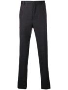 Lanvin High Waisted Check Trousers - Grey