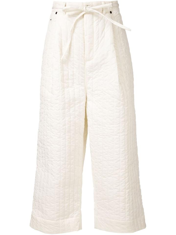 Craig Green Padded Wide-leg Trousers, Men's, Size: S, White, Nylon