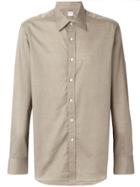 E. Tautz Classic Button Down Shirt - Nude & Neutrals