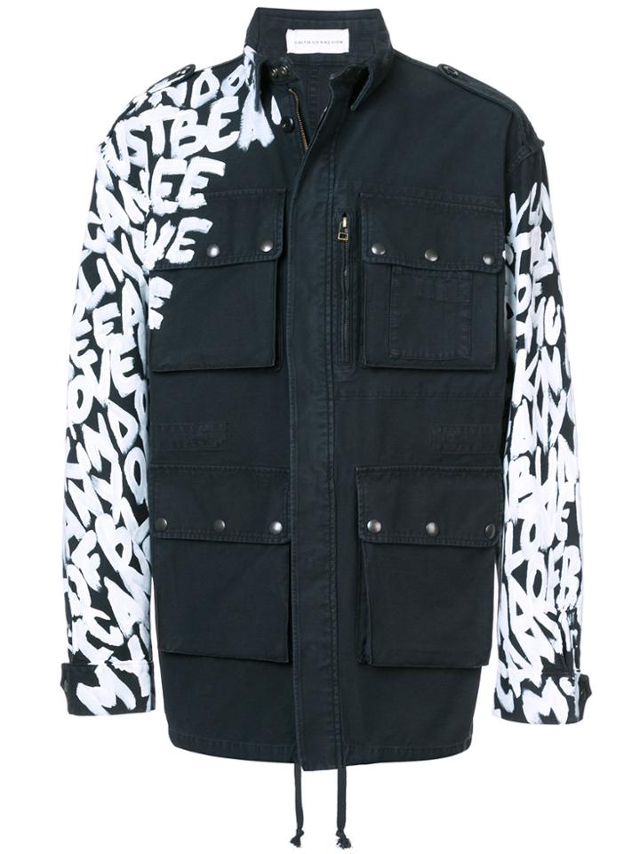 Faith Connexion Graffiti Jacket - Black