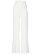 Alberta Ferretti High-waisted Flared Trousers - White