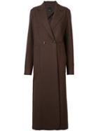 Josh Goot Double Breasted Coat, Women's, Size: Medium, Brown, Wool