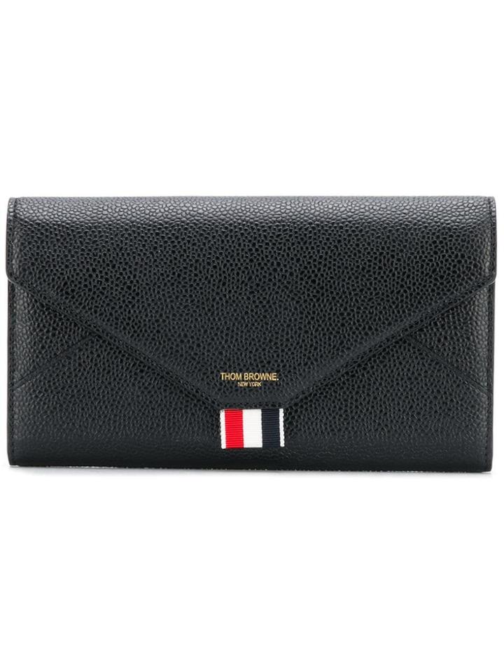 Thom Browne Envelope Continental Wallet - Black