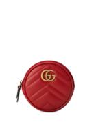 Gucci Gg Marmont Coin Purse - Red