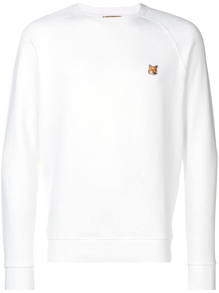 Maison Kitsuné Foxes Long Sleeved T-shirt - White