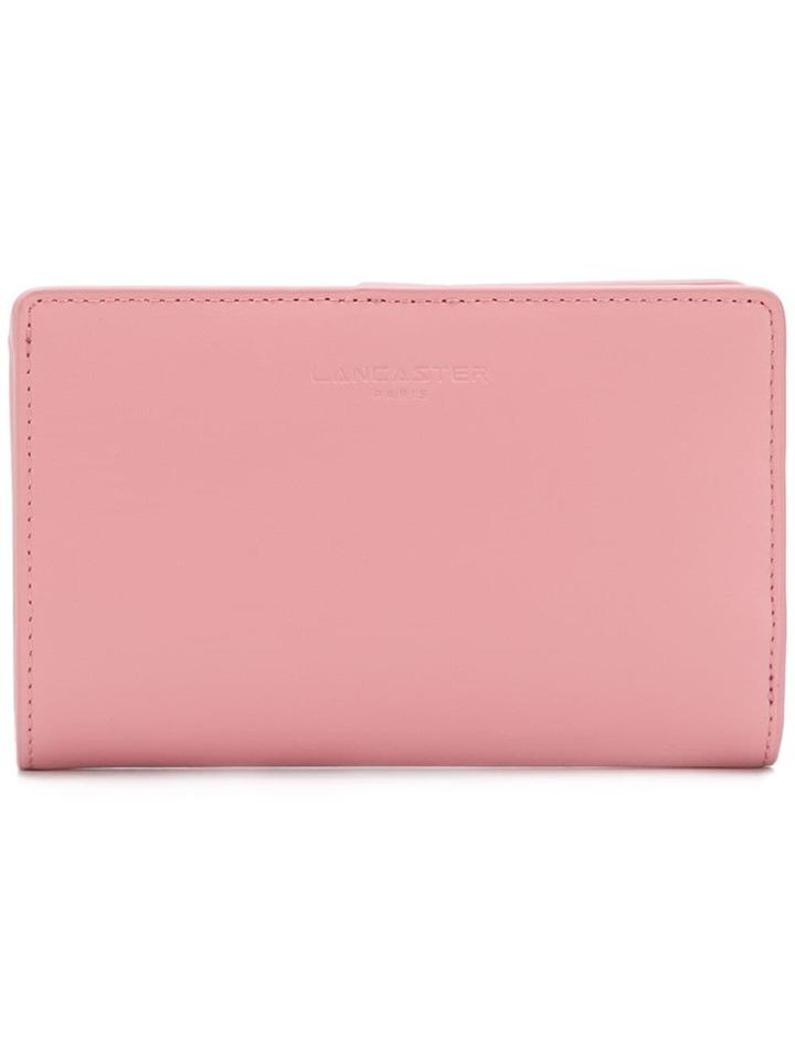 Lancaster Snap Continental Wallet - Pink & Purple