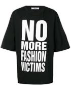 Katharine Hamnett Slogan Print T-shirt - Black