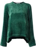 Roseanna Devoré Blouse, Women's, Size: 36, Green, Silk/viscose