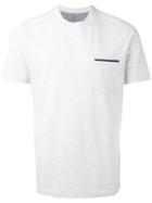 Brunello Cucinelli - Contrast Trim Pocket T-shirt - Men - Cotton - L, Grey, Cotton