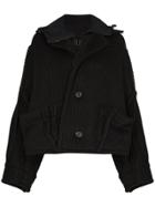 Y-3 Knitted Hooded Jacket - Black