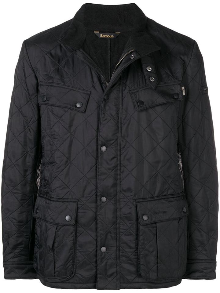 Barbour Quilted Shirt Jacket - Black