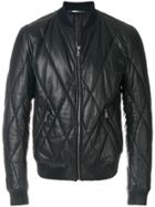 Dolce & Gabbana Quilted Bomber Jacket - Blue