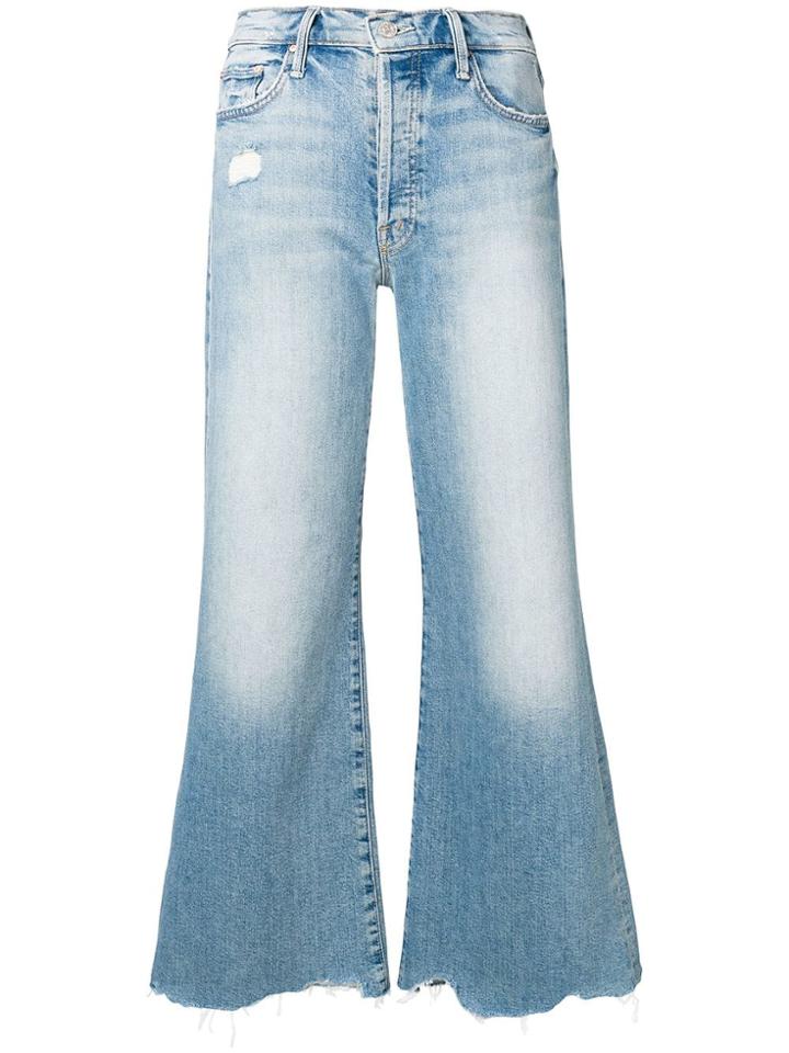 Mother Wide-leg Jeans - Blue