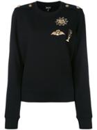 Just Cavalli Embellished Sweatshirt - Black