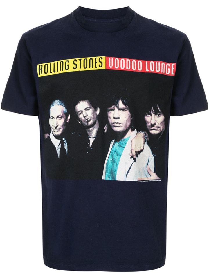 Fake Alpha Vintage Rolling Stones T-shirt - Blue