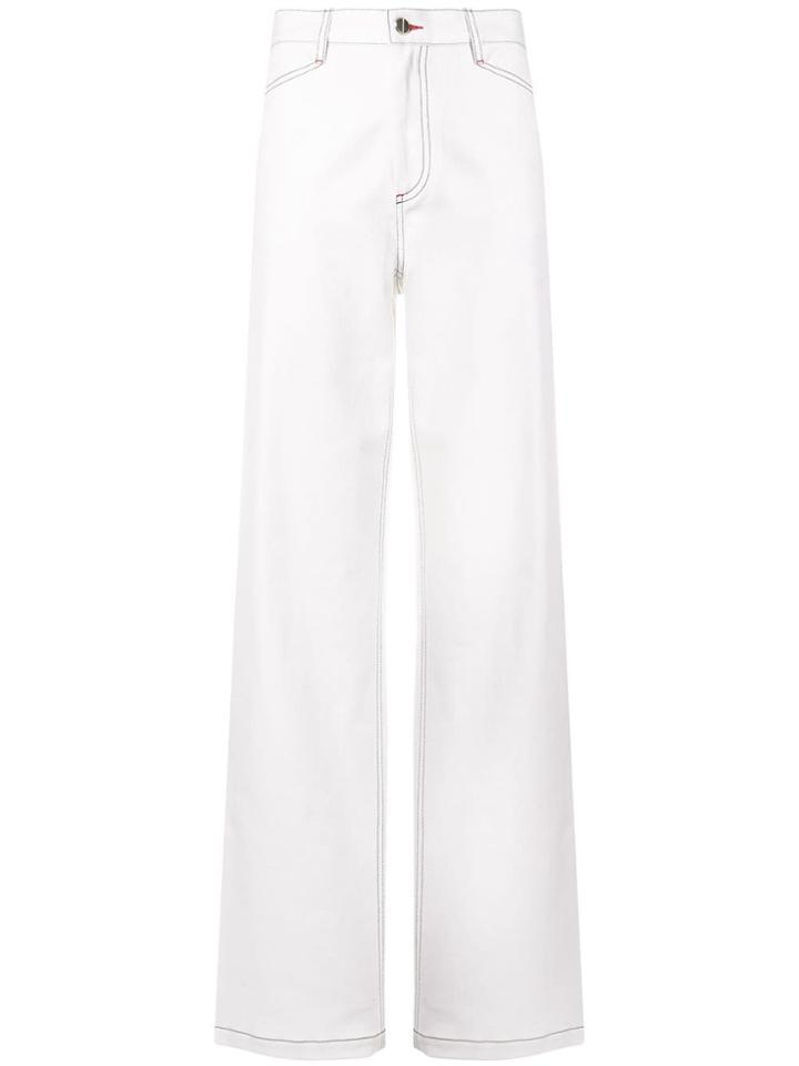 Rosetta Getty High Waisted Jeans - White