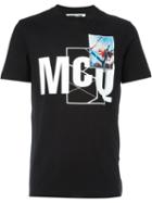 Mcq Alexander Mcqueen Logo Print T-shirt, Men's, Size: M, Black, Cotton