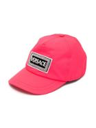 Young Versace Logo Patch Cap - Pink