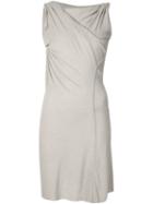 Rick Owens Lilies Twisted Tunic Top, Women's, Size: 38, Grey, Polyamide/viscose/angora/wool