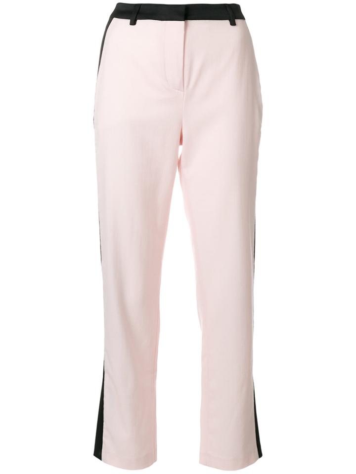 Karl Lagerfeld Summer Tuxedo Trousers - Pink & Purple