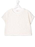 Andorine Lace Detail Top - White
