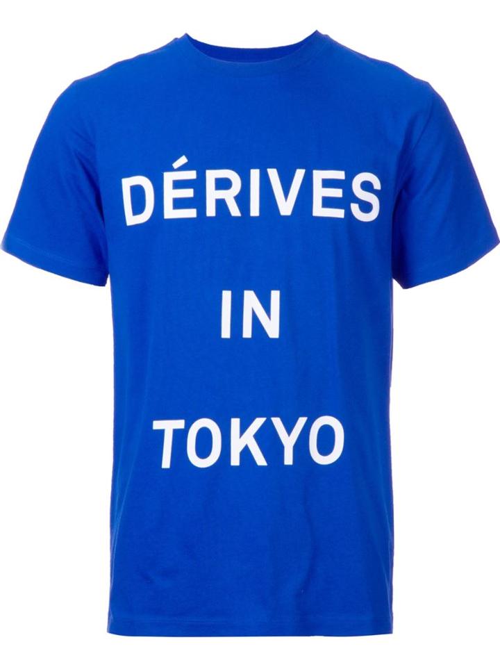 En Route Dérives In Tokyo T-shirt, Men's, Size: S, Blue, Cotton