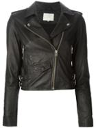 Iro 'ashville' Jacket, Women's, Size: 42, Black, Lamb Skin/rayon