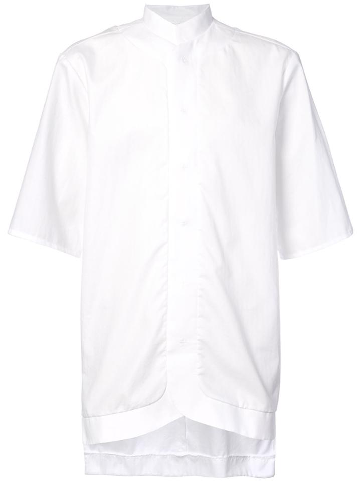 Nostra Santissima Mandarin Collar Shirt - White