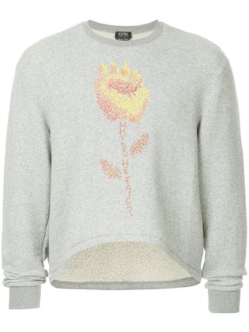Selfmade By Gianfranco Villegas Embroidered Sweatshirt - Grey