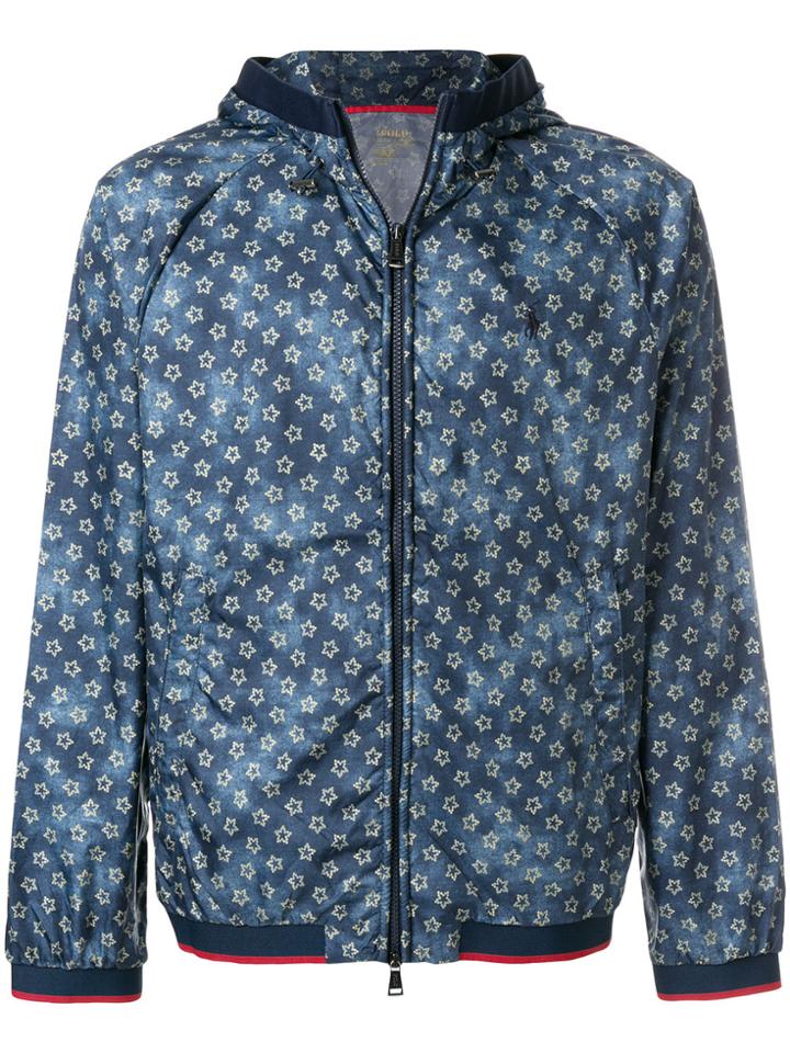 Polo Ralph Lauren Hooded Star Print Jacket - Blue