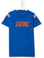 Diesel Kids Industrial Logo T-shirt - Blue