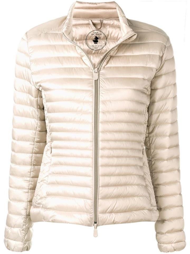 Save The Duck Fitted Quilted Jacket - Neutrals