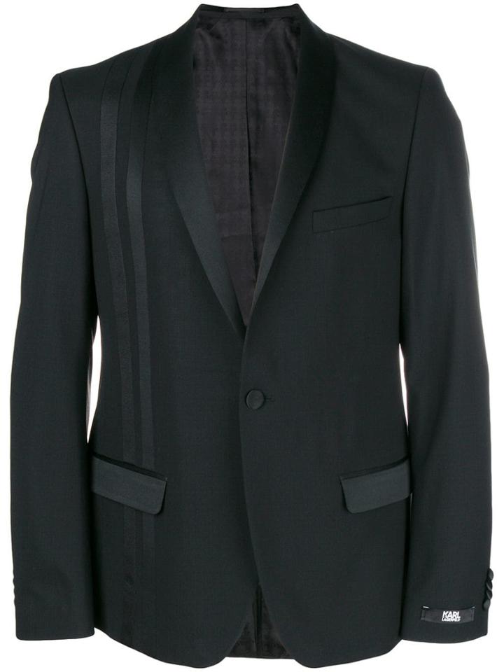 Karl Lagerfeld Sebastien Tuxedo Blazer - Black