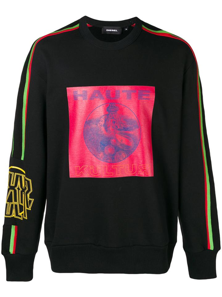 Diesel Graphic Sweatshirt - Black
