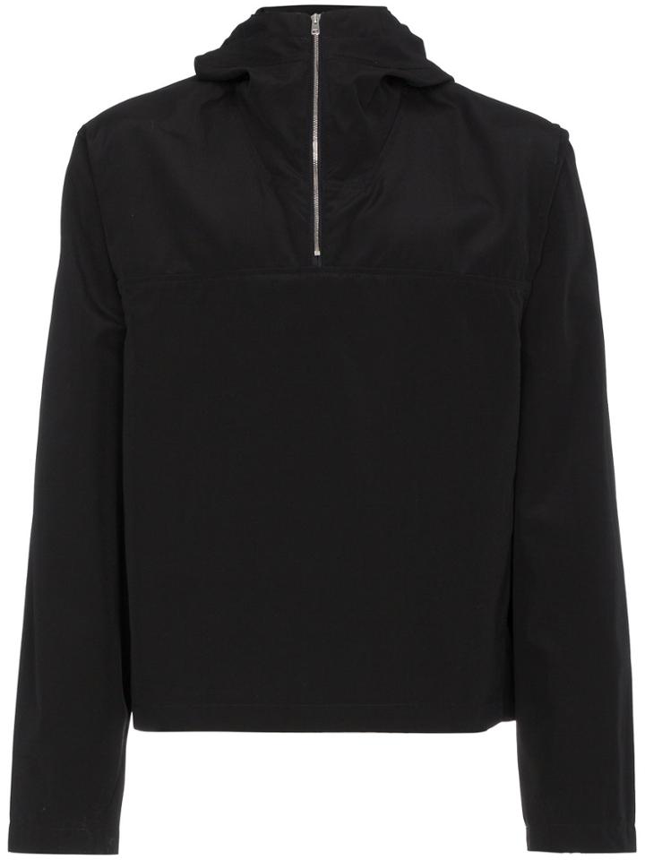 Mackintosh Rubberised Wool Cotton-blend Zip Jacket - Black