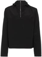 Mackintosh Rubberised Wool Cotton-blend Zip Jacket - Black