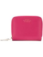 Smythson Double Zip Wallet - Red