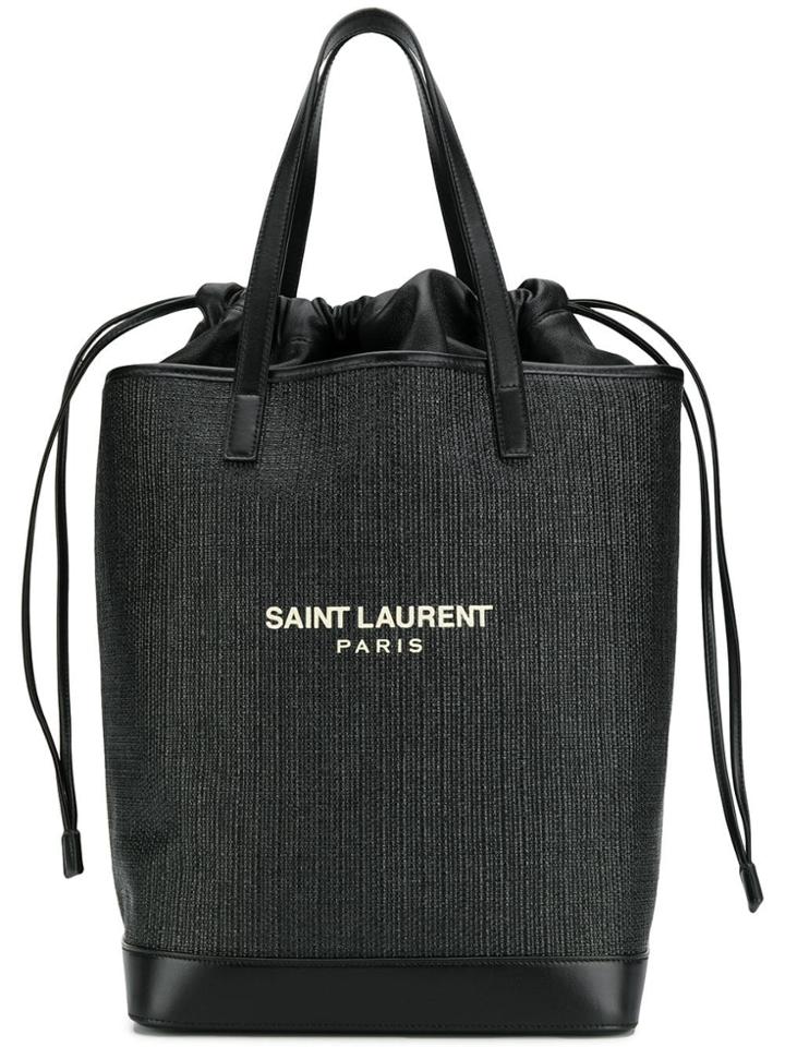 Saint Laurent Teddy Shopping Bag - Black