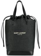 Saint Laurent Teddy Shopping Bag - Black