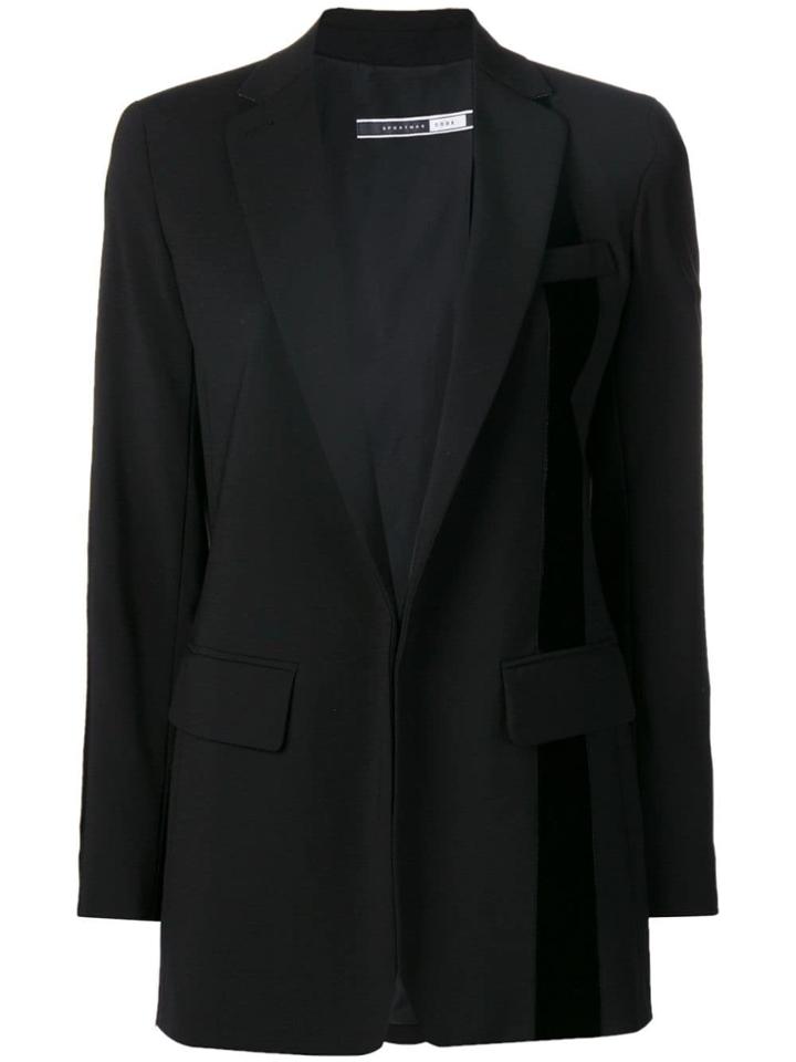 Sport Max Code Stripe Detail Blazer - Black