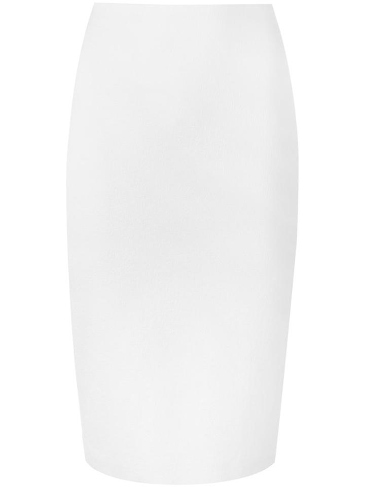 Tom Ford - Fitted Pencil Skirt - Women - Silk/cotton/spandex/elastane/viscose - 38, Women's, White, Silk/cotton/spandex/elastane/viscose