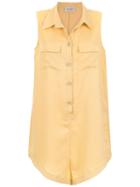 Adriana Degreas Buttoned Playsuit - Yellow
