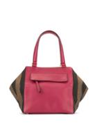 Fendi Pre-owned Pequin Trapeze Tote - Pink